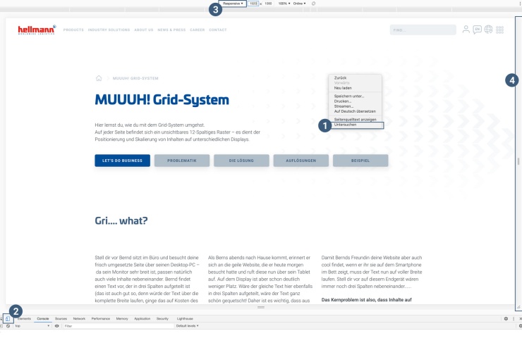 MUUUH! Grid-System Chrome Devtools